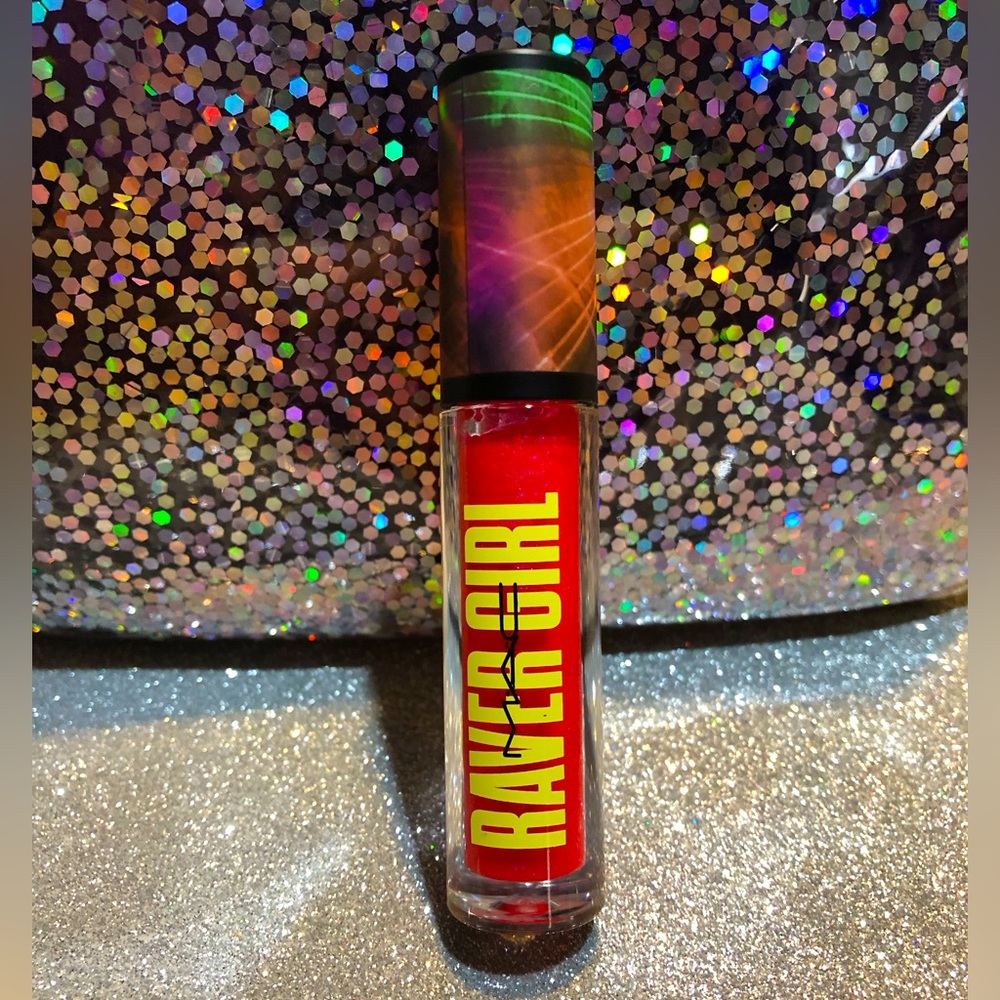 BNIB! MAC Raver Girl Lipglass in Bracelets Galore!